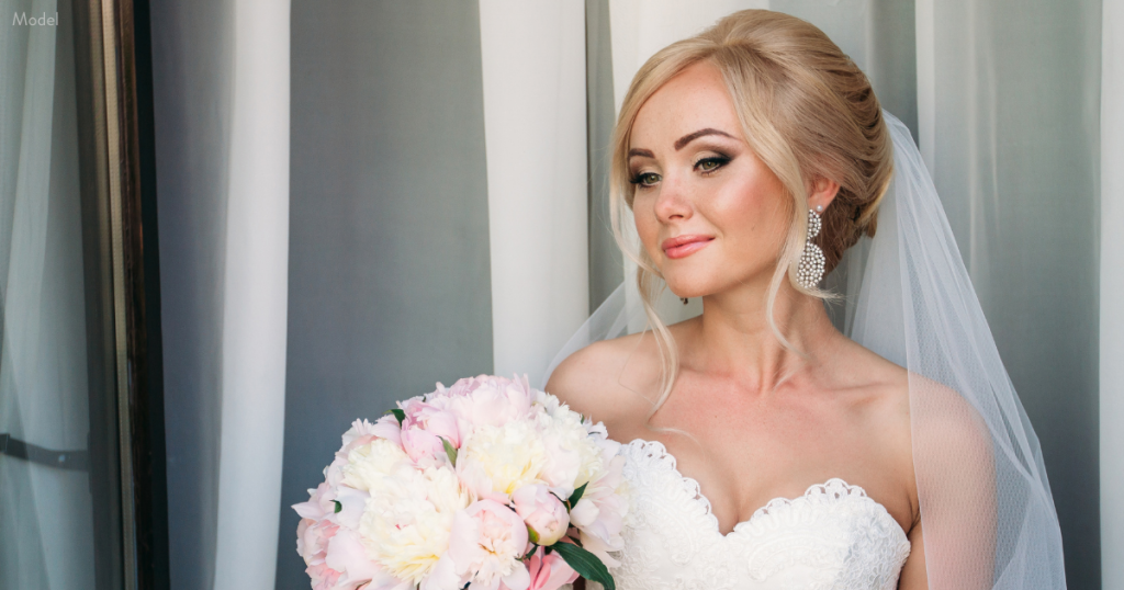 Bride on her wedding day in Paramus, NJ (model)